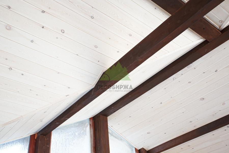 монтаж вагонки из кедра на потолок