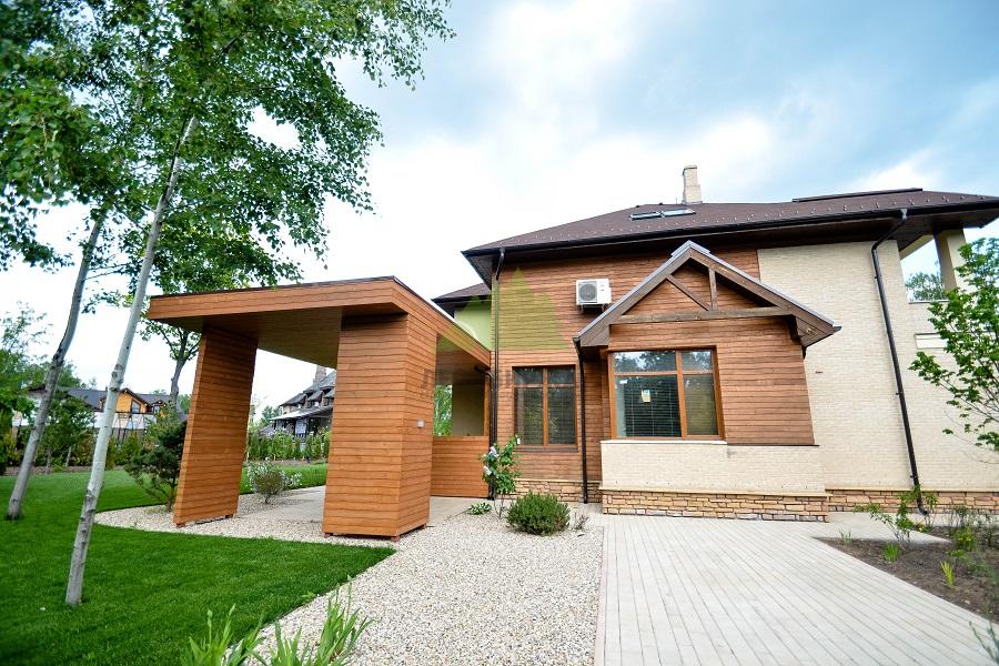 Фасад и навес из планкена Фасад и навес из планкена