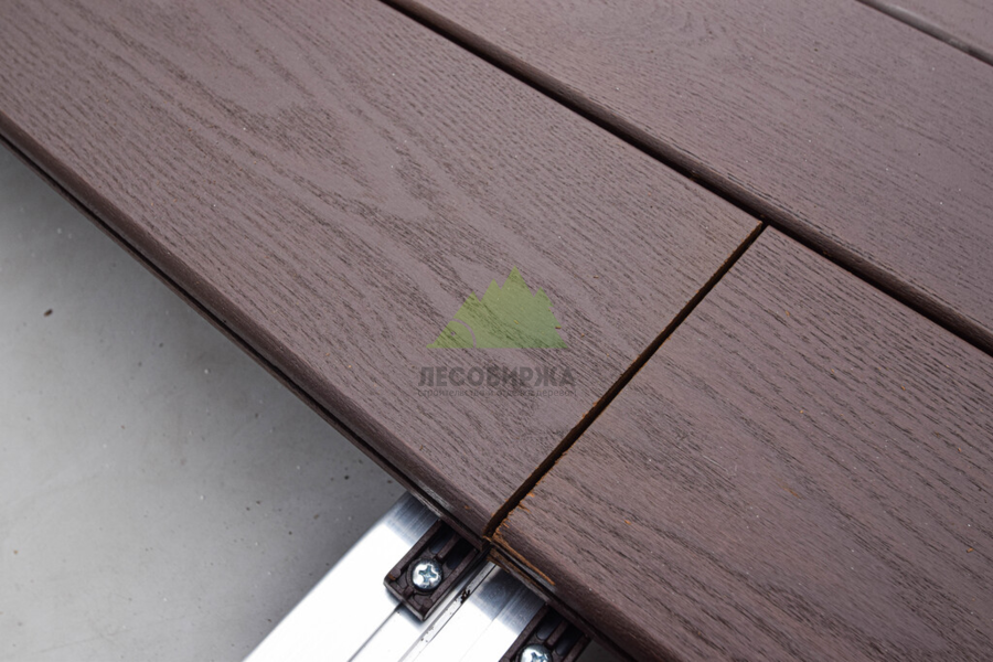 террасная доска гладкая из термоясеня