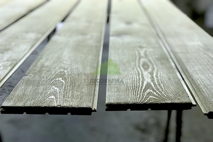 Вагонка из сосны состаренная