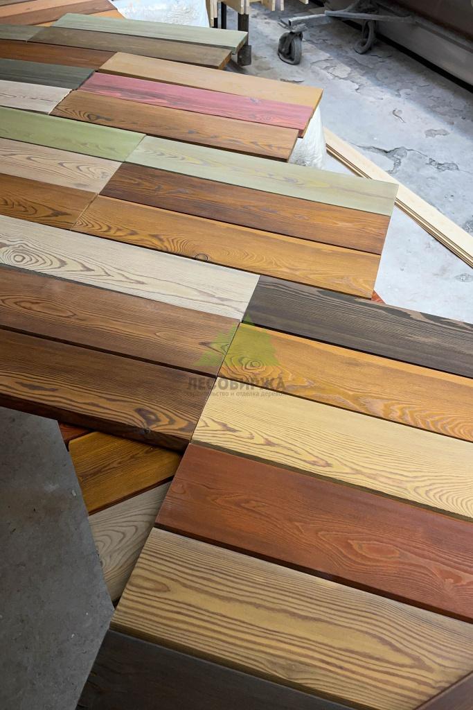 Расцветки термодерева для фасада и интерьера в Санкт-Петербурге Лесобиржа