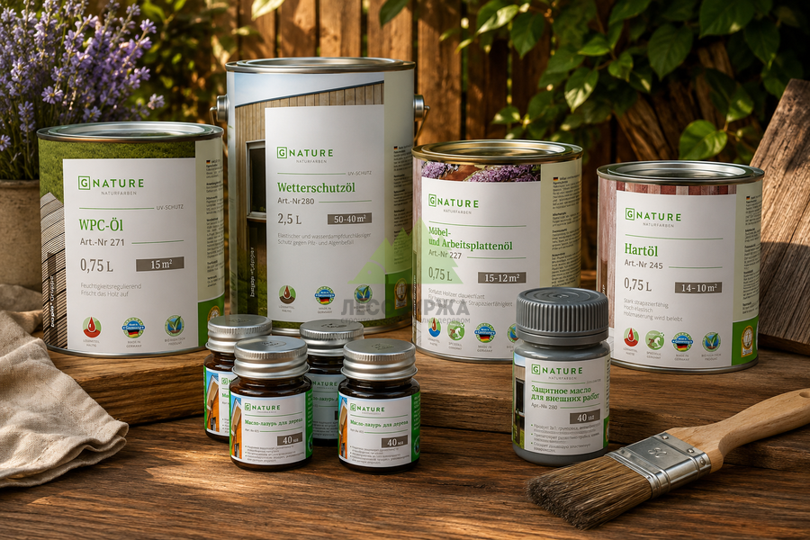 Масла для дерева GNature Масла для дерева GNature