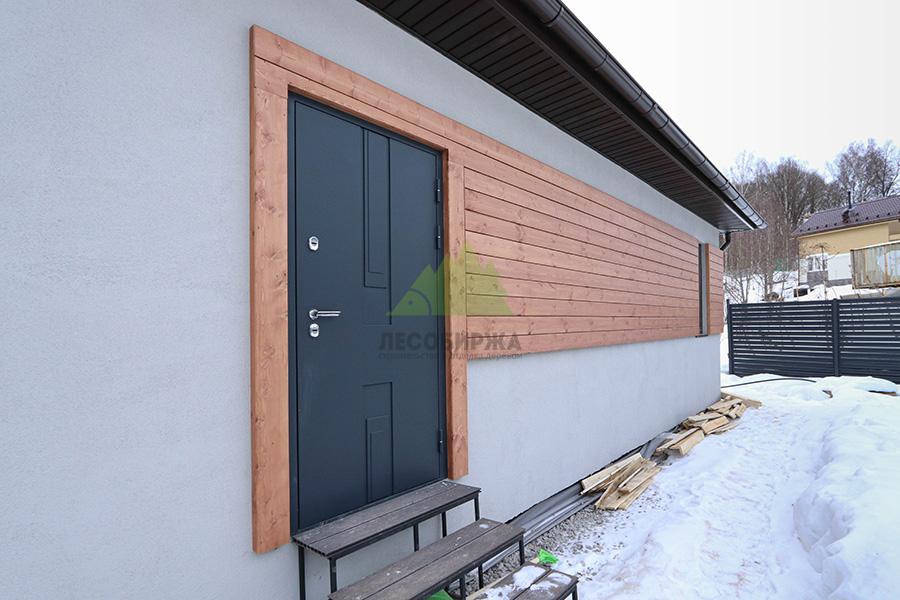 Отделка дома древесиной