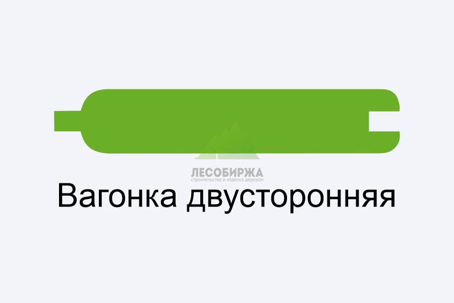 Двусторонняя вагонка Двусторонняя вагонка