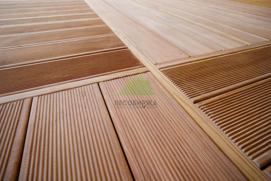 Палубная укладка террасной доски