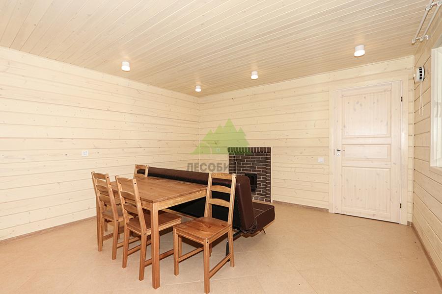 Внутренняя отделка имитацией бруса