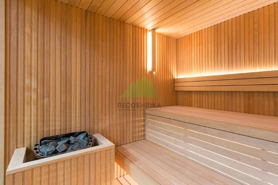 Вагонка в бане