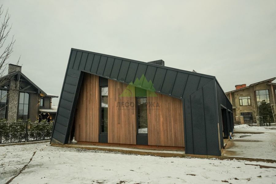 фасадная панель из термодерева фасадная панель из термодерева
