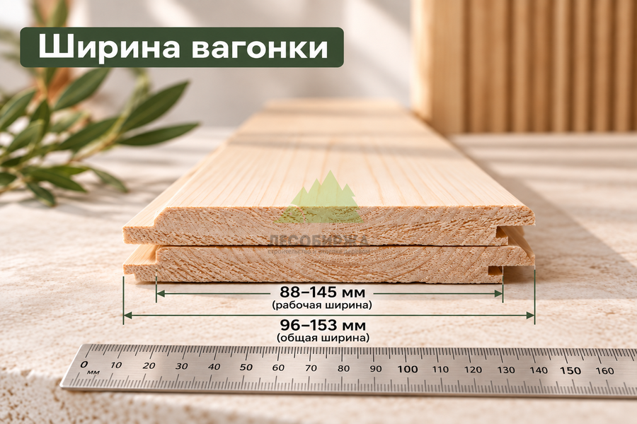 Ширина вагонки Ширина вагонки