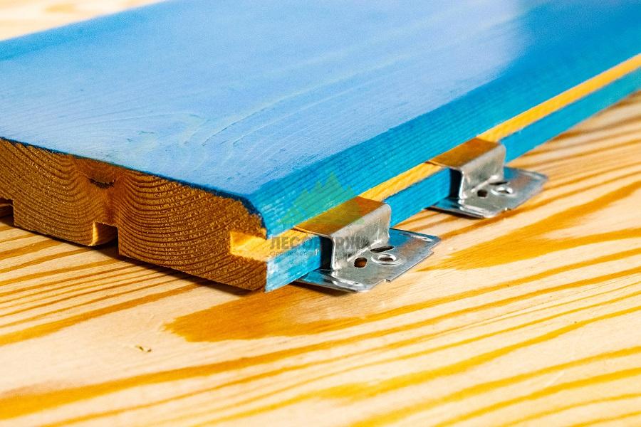 Усиленный кляймер для имитации бруса