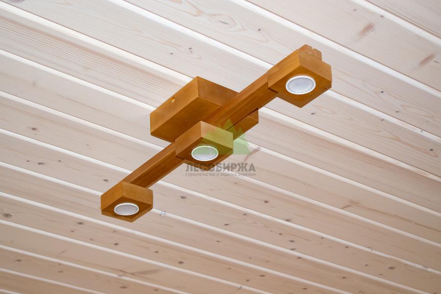 отделка сосновой вагонкой