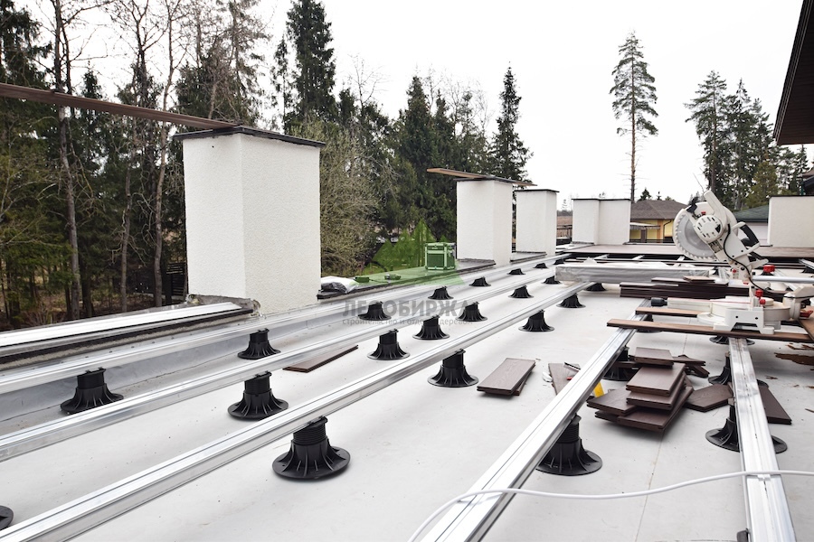 основание под террасу доску из дпк