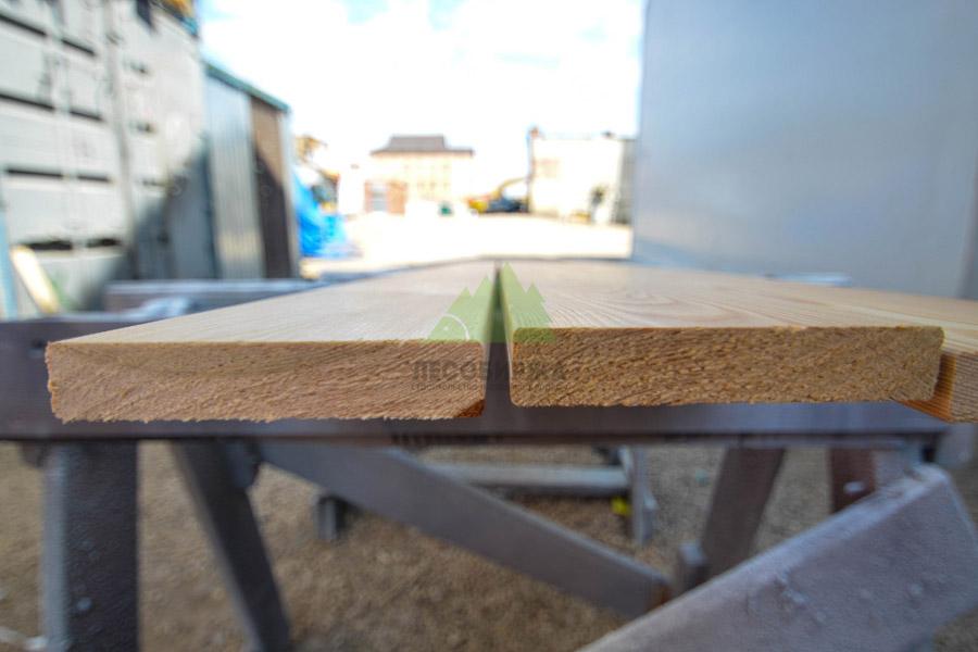 Планкен прямой сорт Экстра калиброванная толщина 20 мм