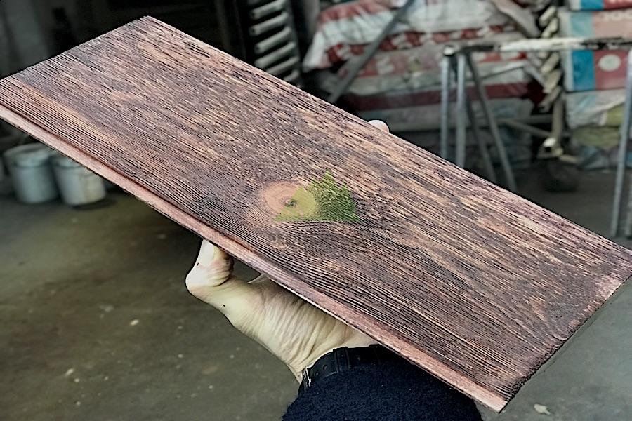 Кедровая вагонка состаренная