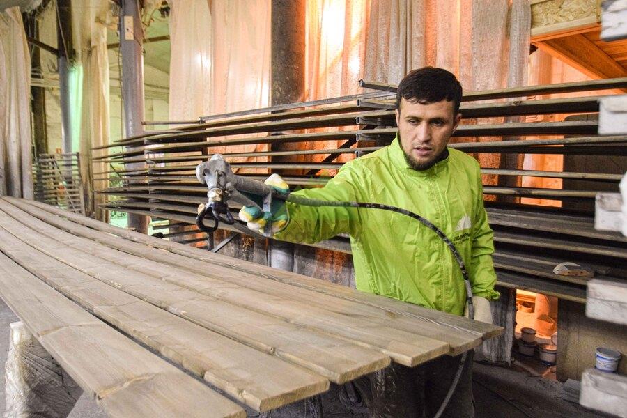 Покраска древесины