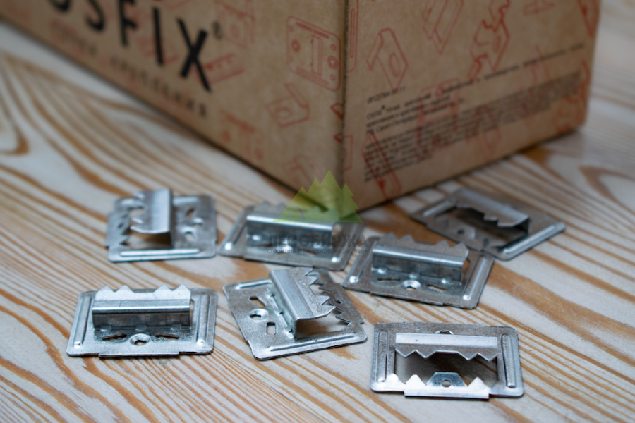 Усиленный кляймер для вагонки