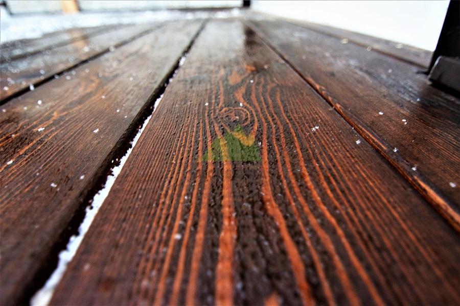 Палубная доска из лиственницы сорт АВ крашенная