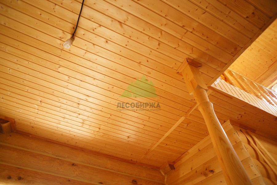 потолок обшитый евровагонкой