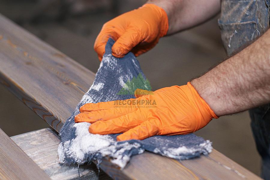 Крашеная палубная доска