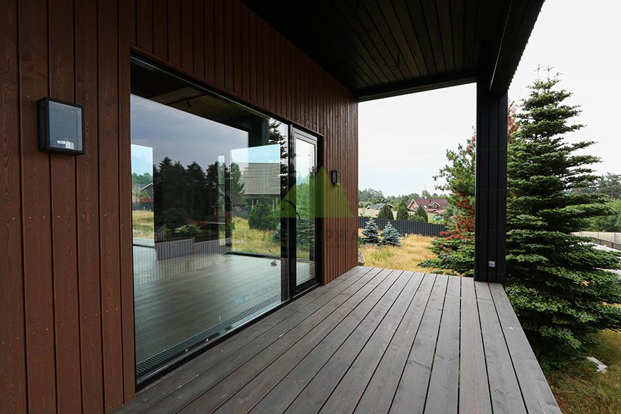 Отделка деревом