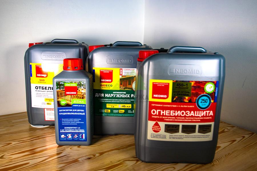 линейка антисептиков от neomid