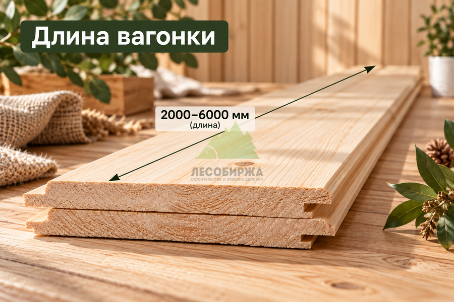 Длинна вагонки Длинна вагонки