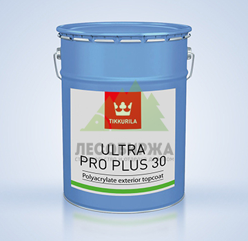 Водоразбавляемая однокомпонентная полиакрилатная краска Tikkurila Ultra Pro Plus 30 (база С)