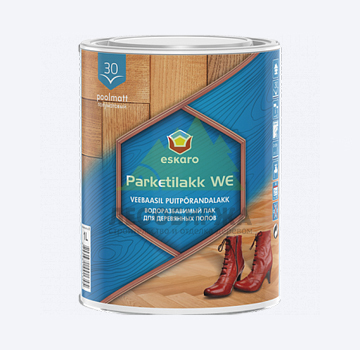 Лак для деревянных полов на водной основе Parketilakk WE